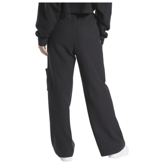 Reebok Γυναικείο παντελόνι φόρμας Fleece Wide-Leg Pants